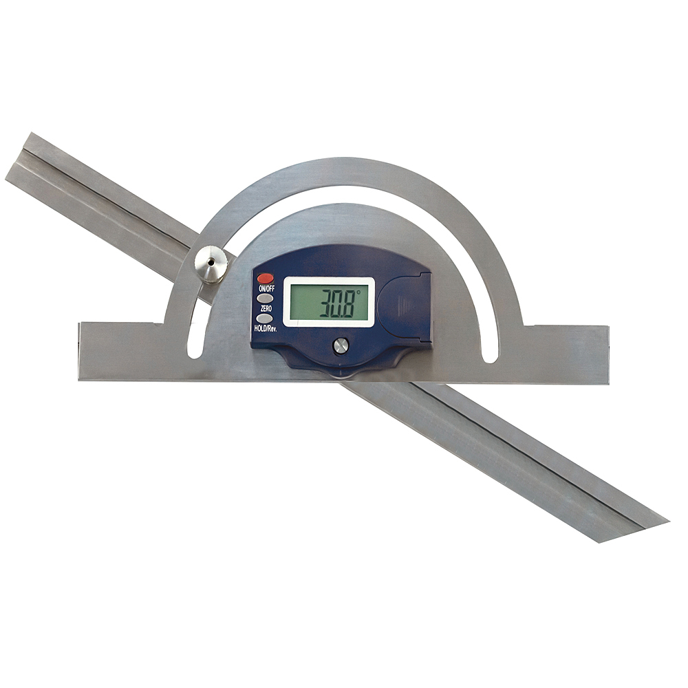 Digital-Gradmesser 200 x 400 mm mit verschiebbarer Schiene