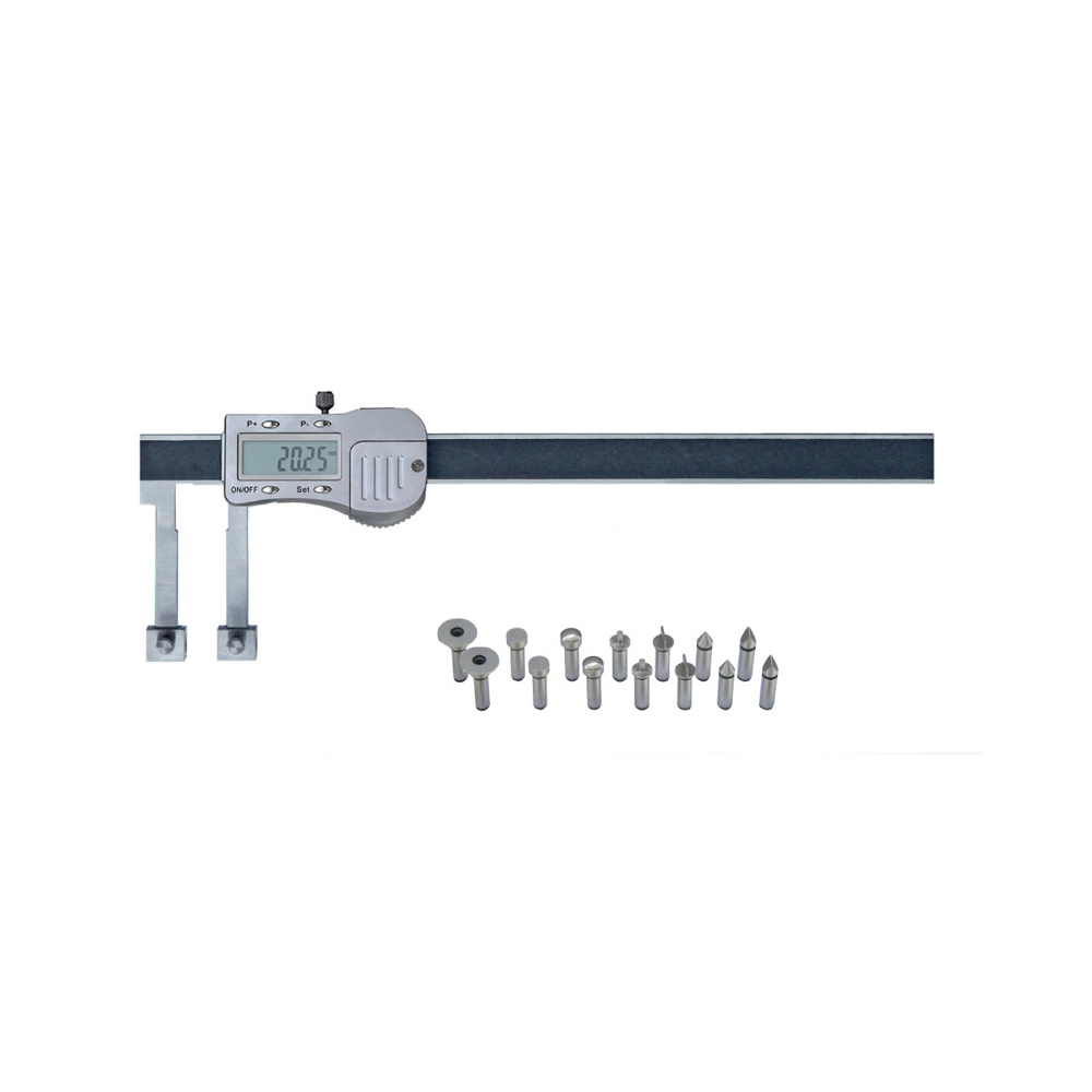 Digital-Universal-Messschieber 300 mm mit 7 Paar Messeinsätzen 3V