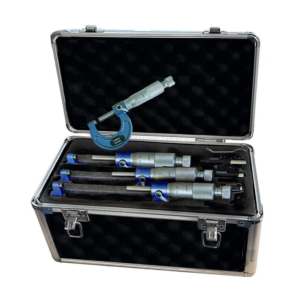 Bügelmessschrauben-Satz 0 - 100 mm 4-teilig DIN 863 Bügelmessschrauben-Satz 0 - 100 mm 4-teilig DIN 863
