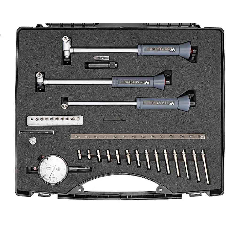 Internal bore gauge set 18-160 mm range | with certificate