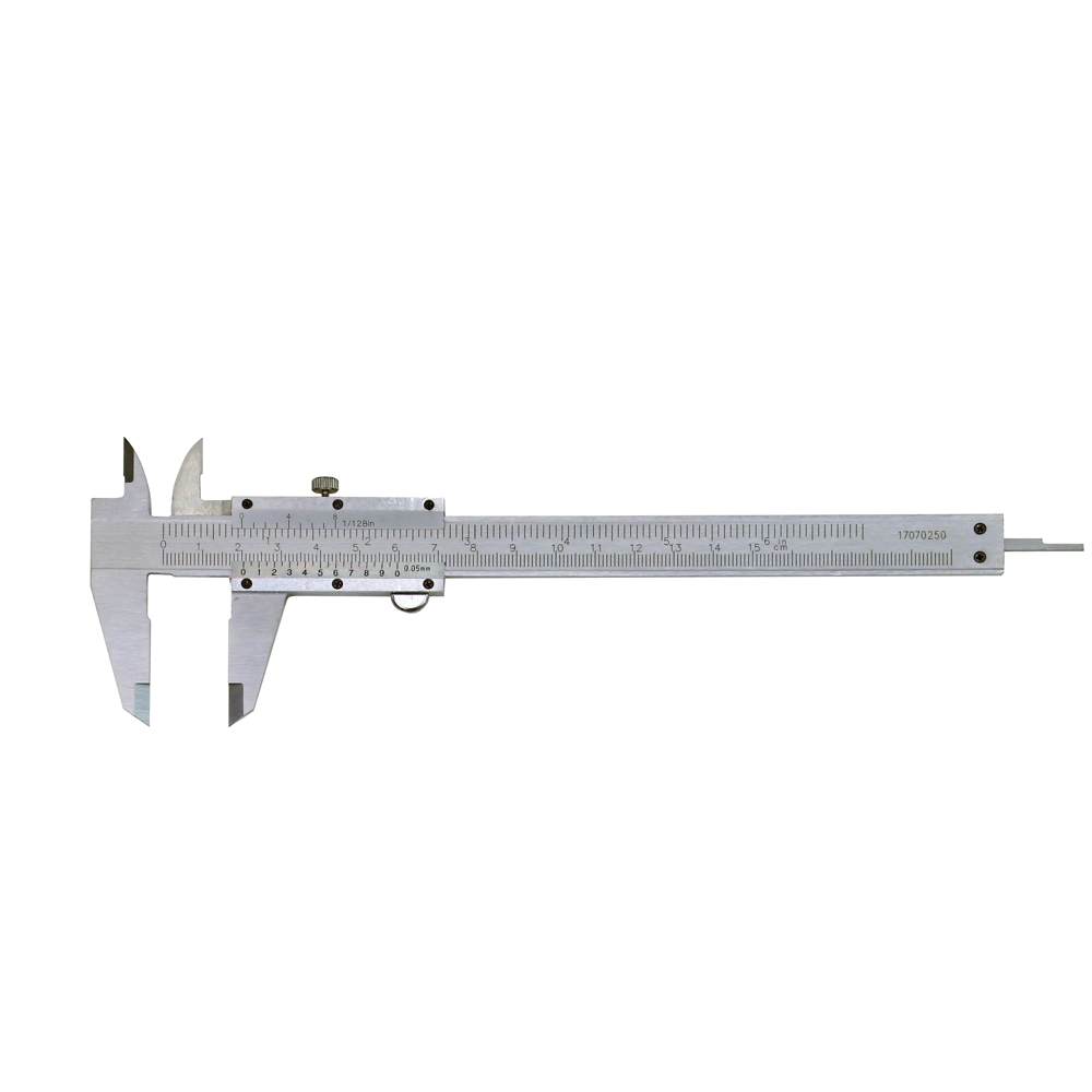 Taschen-Messschieber aus Werkzeugstahl 0 - 150 mm Messbereich