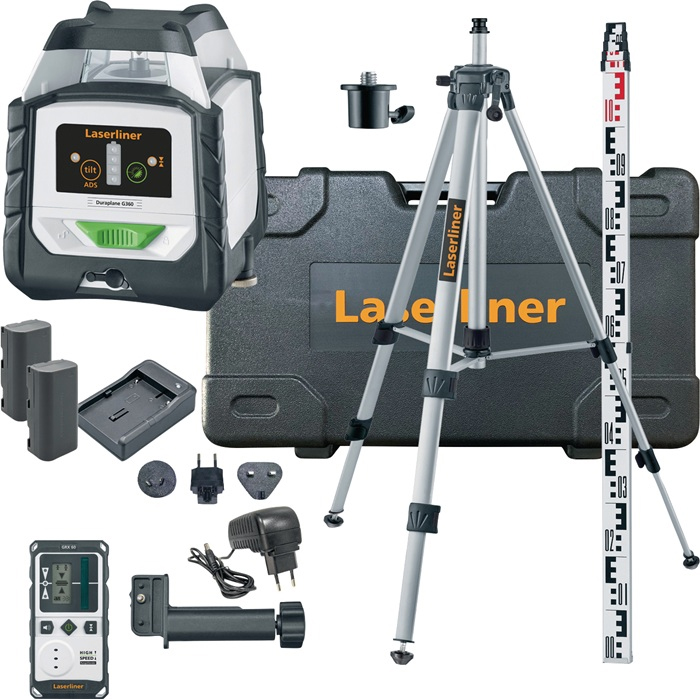 Kreuzlinienlaser Duraplane G360, Lieferumfang