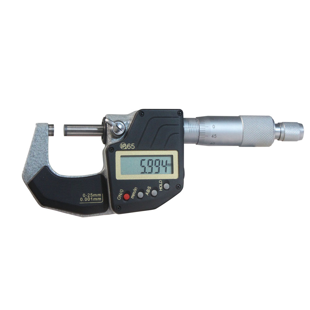 Digital Bügelmessschraube 0 - 25 mm IP 65 DIN 863