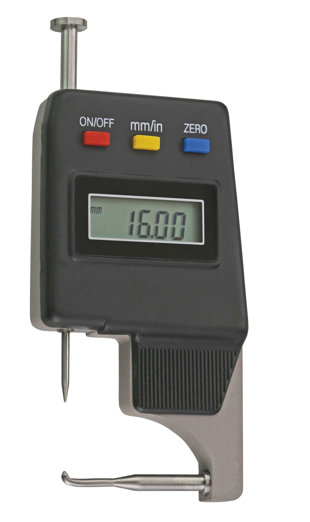Digital thickness gauge with point 0 - 15 mm Digital thickness gauge with point 0 - 15 mm
