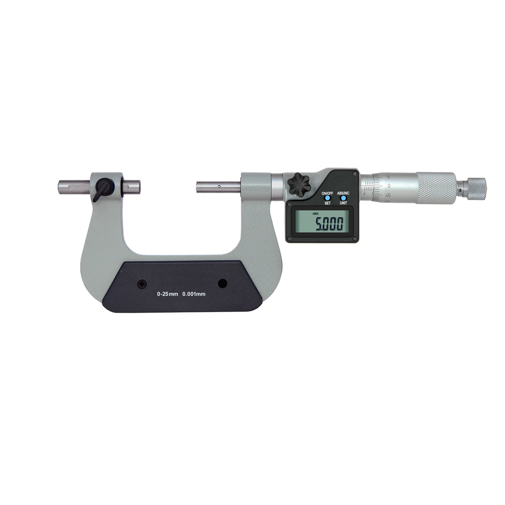 Digital Universal-Bügelmessschraube 125 - 150 mm mit verschiebbarem Amboss