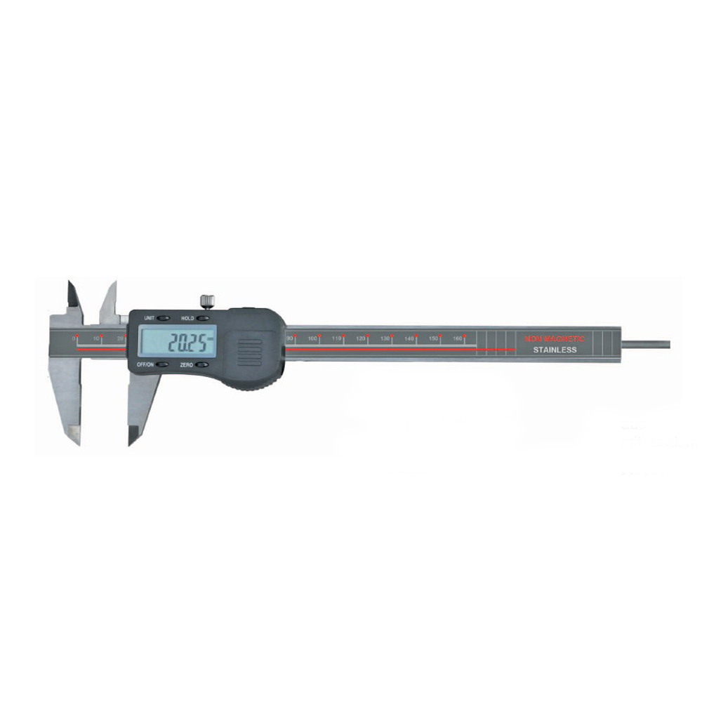Digital pocket caliper antimagnetic 0-200 mm DIN 862
