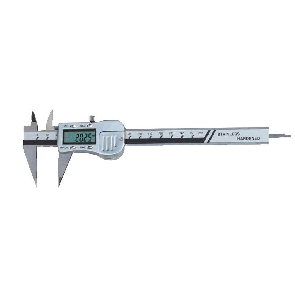 Digital-Messschieber 0-150 mm mit spitzem Schnabel  3 V