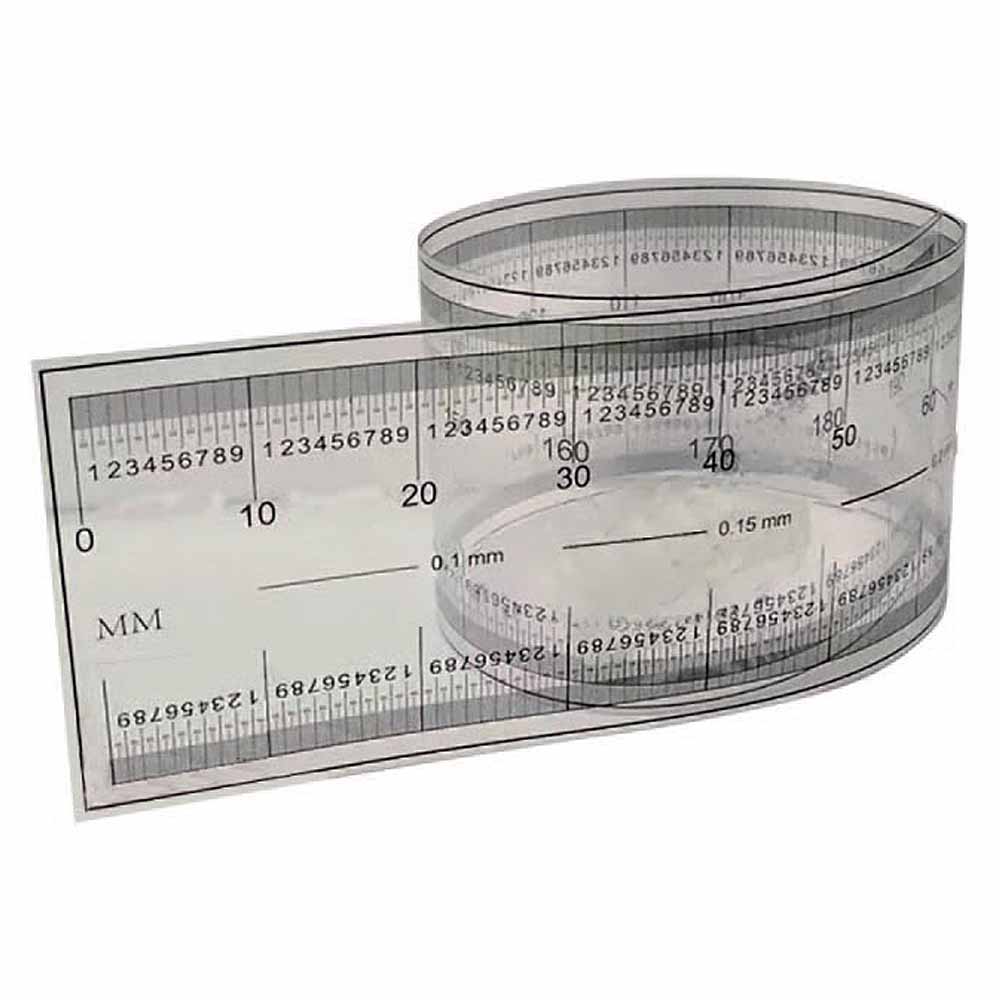 Ruler 500 mm made of PET plastic