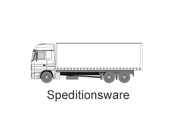 Hinweis Speditionsware
