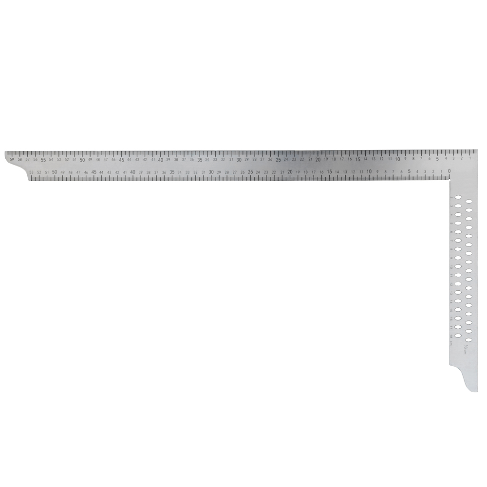 Zimmermannswinkel 800 x 320 mm mit Anreißlöchern rostfrei
