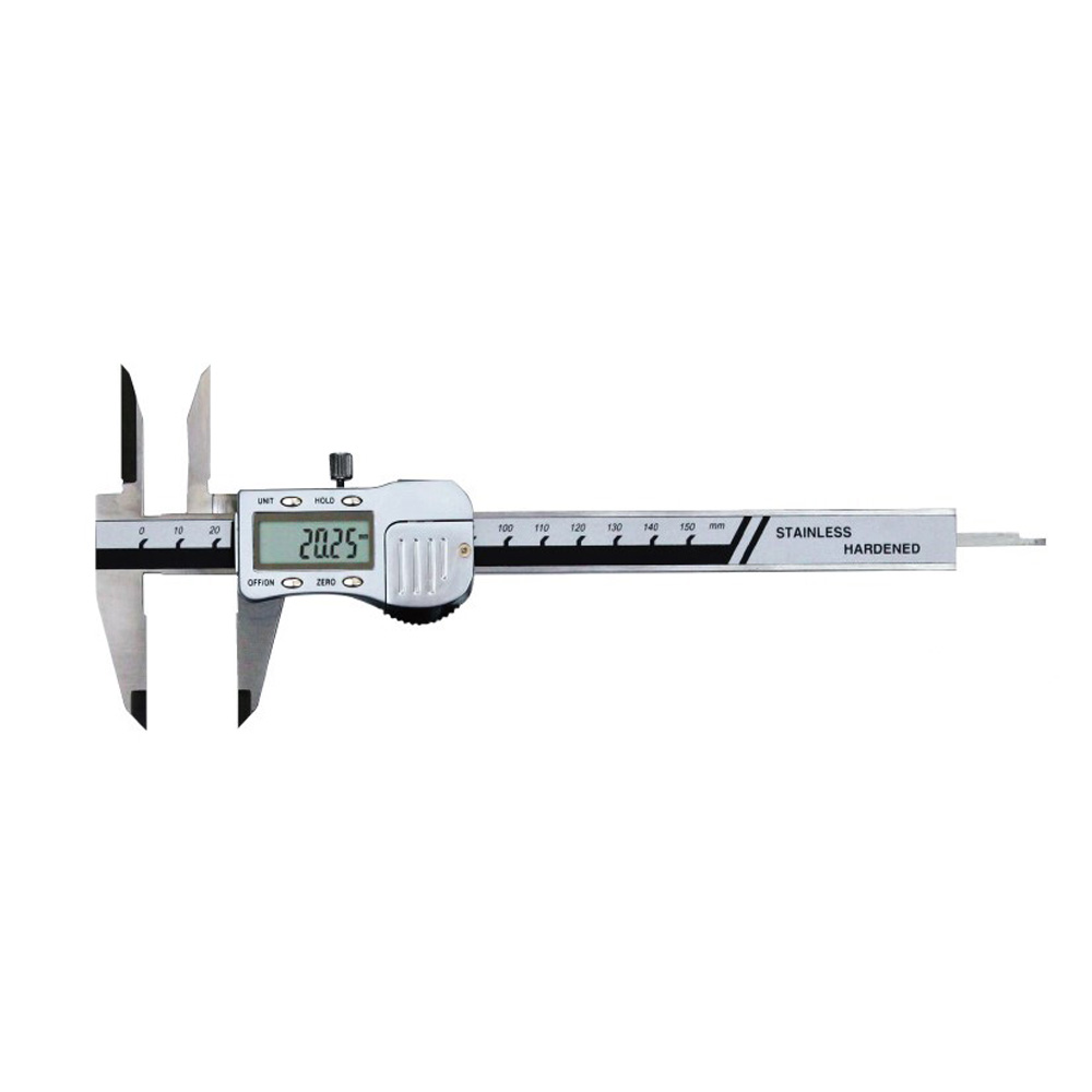 Digital-Messschieber 150 mm mit extra langen Messspitzen 3V