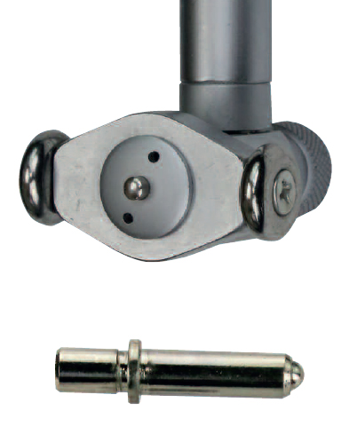 Detail Internal measuring instrument 50 - 180 mm range with carbide measuring face Detail Internal measuring instrument 50 - 180 mm range with carbide measuring face
