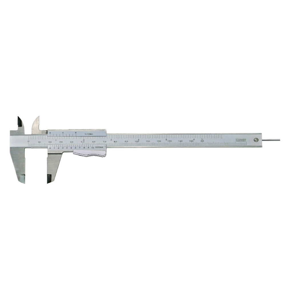 Taschen-Messschieber 0-150 mm mit rundem Tiefenmaß DIN 862