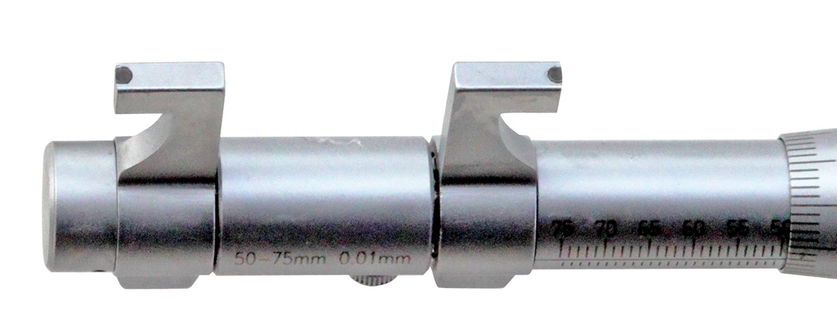Detail Innen-Messschrauben 50 - 75 mm mit gewölbten Messflächen