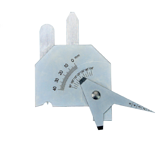 Rückseite Universal-Schweißnahtlehre 0 - 15 mm