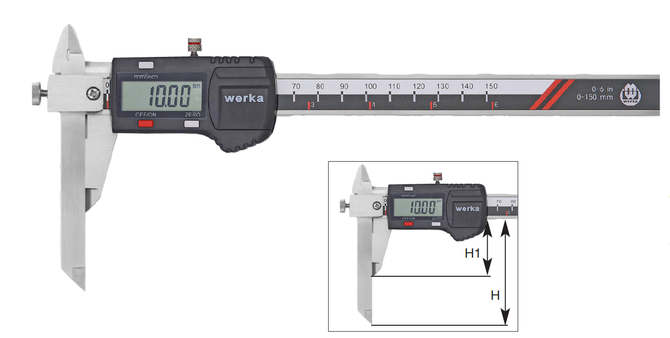 Technical drawing caliper 2254-150