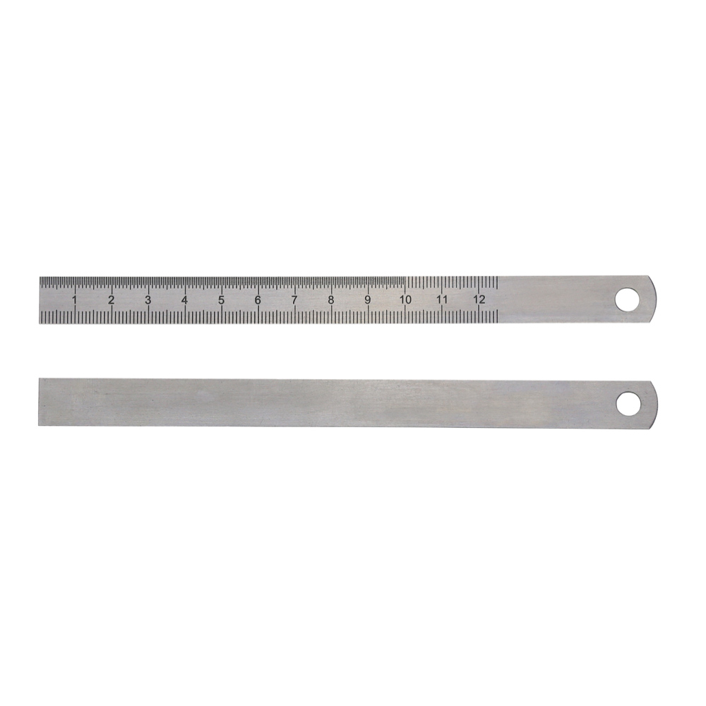 Werbemaßstab INOX flexibel 120 x 13 x 0,5 mm