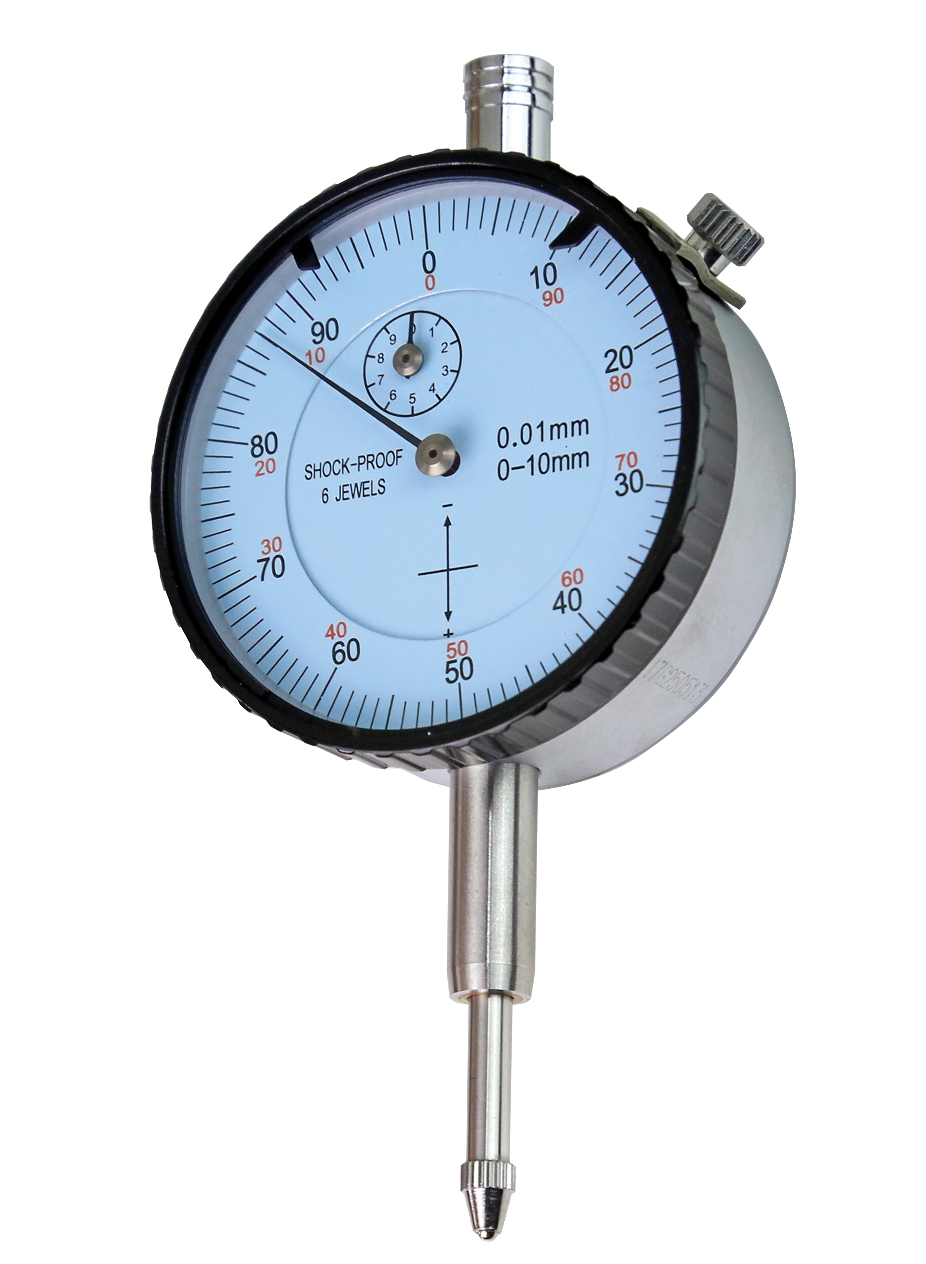 Messuhr 0 - 10 x 0,01 mm mit umgekehrter Skalierung Messuhr 0 - 10 x 0,01 mm mit umgekehrter Skalierung