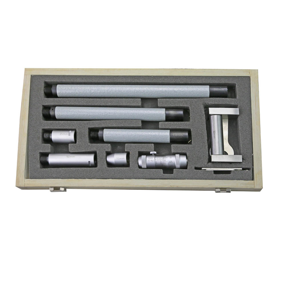 Inside micrometer set, range 50 - 600 mm