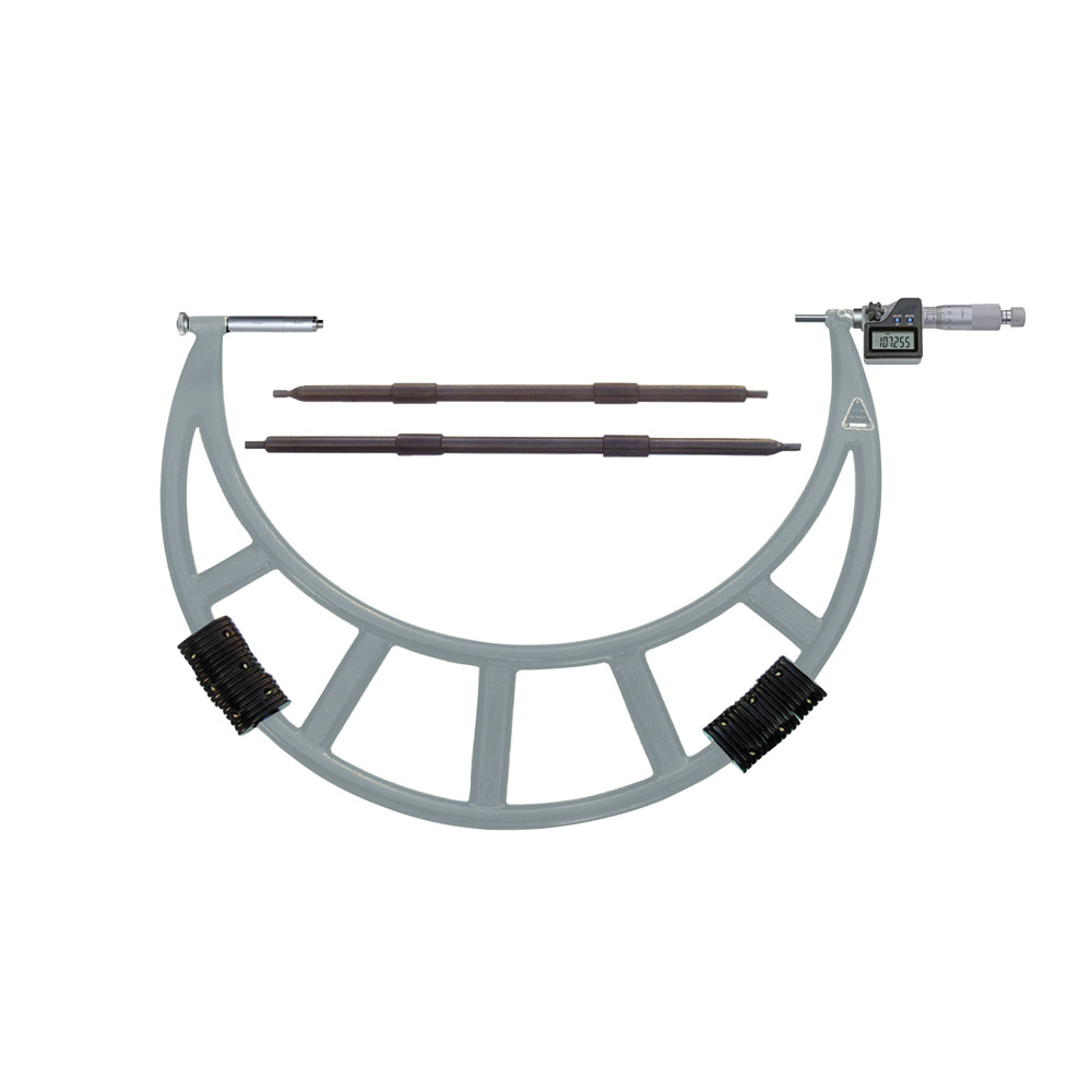 Digital-Bügelmessschraube 400 - 500 mm mit 2 auswechselbaren Ambossen Digital-Bügelmessschraube 400 - 500 mm mit 2 auswechselbaren Ambossen