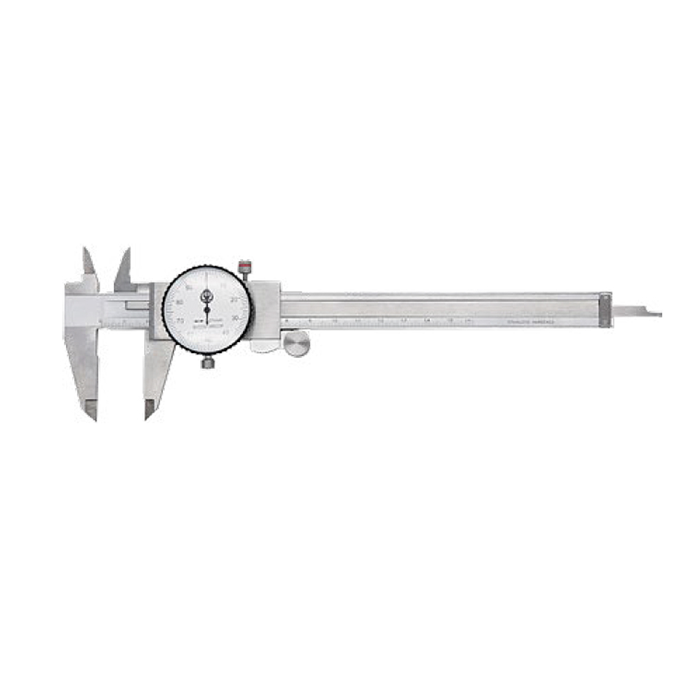 Dial caliper 200 mm range | reading 0.01 mm