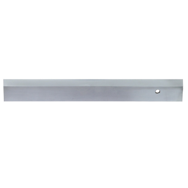 Steel ruler 2000 x 40 x 5 mm with bevelled edge made of steel