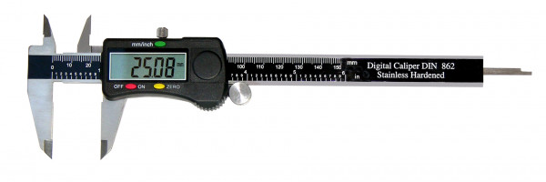 Messschieber analog für Linkshänder 0-150 mm