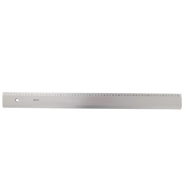 Ruler 1000 x 50 x 5 mm with bevelled edge made of aluminium