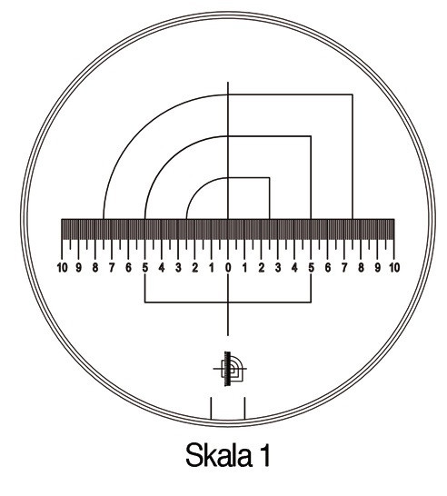 Messskala Tech-Line Duo-Skala 1 - Standard