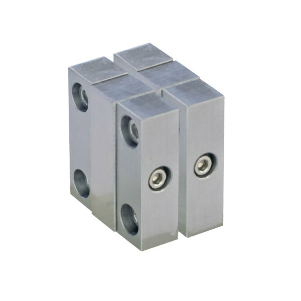 Gauge connector for gauge blocks until 100 mm with extension