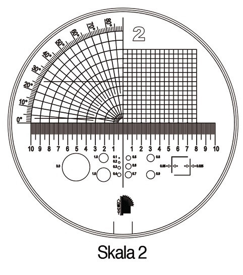 Messskala Tech-Line Duo-Skala 2