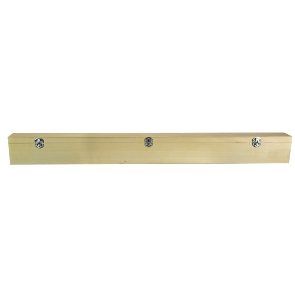 Wooden case suitable for 500 mm knife straight edges