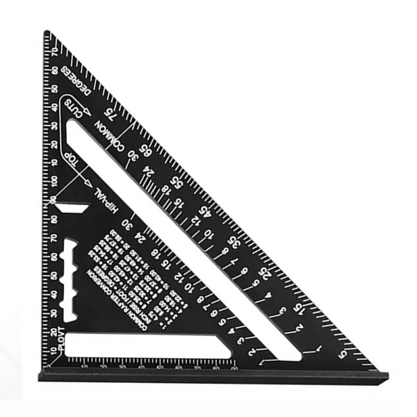 Sparrenwinkel 185 mm Länge mit Anschlag aus Aluminium