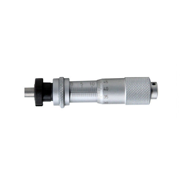 Small micrometer head 0 - 13 mm range with clamping nut