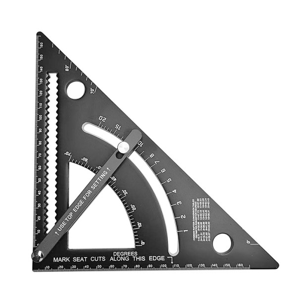 Sparrenwinkel 185 mm Länge verstellbar aus Aluminium