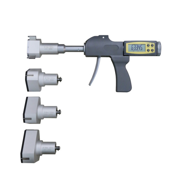 Digital pistol three point internal gauge