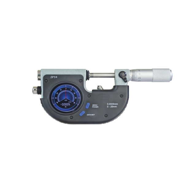 Indicating snap micrometer digital 0 - 25 mm range