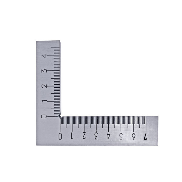 Control square 100 x 70 with mm scale DIN 875/2