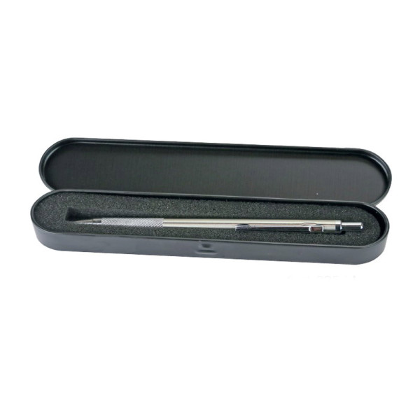 Carbide scriber 150 mm length in mechanical pencil shape in metal box